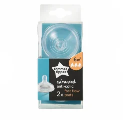 Tommee Tippee Advanced Anti-Colic Teats - 2 pack Hot