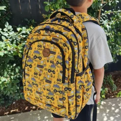 Alimasy Large School Backpack Construction Sale