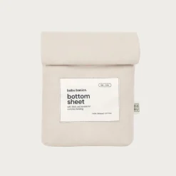 Babu Basics Organic Cotton Bassinet Oval Fitted Sheet - 58 x 72cm Outlet