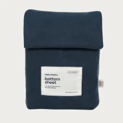 Babu Basics Organic Cotton Cot Fitted Sheet - 70 x 135cm Discount
