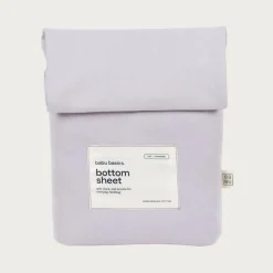 Babu Basics Organic Cotton Cot Fitted Sheet - 70 x 135cm Discount