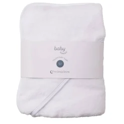 The Sleep Store Baby Basics Baby Hooded Towel White New
