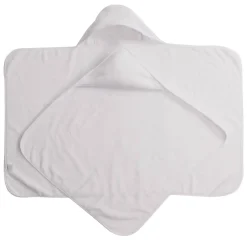 The Sleep Store Baby Basics Baby Hooded Towel White New