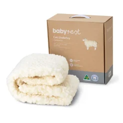BabyRest Lambswool Underlay - Cot Sale