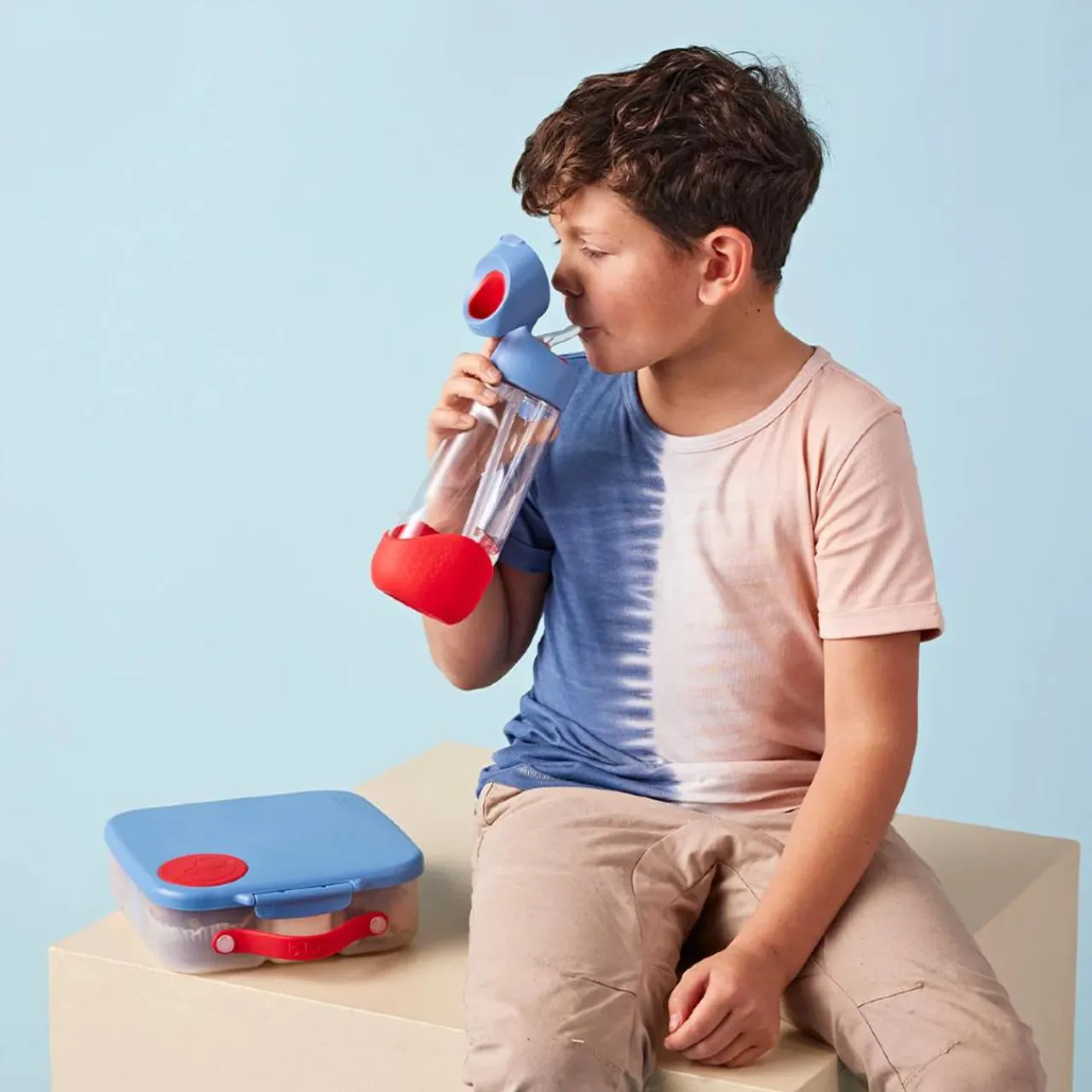 B.box Clear Tritan Drink Bottle 600ml Sale