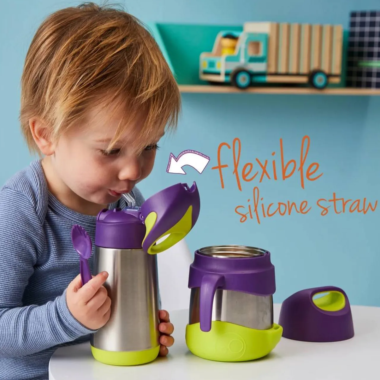 B.box Insulated Drink Bottle - 350ml Hot