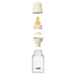 Bibs Baby Bottle Complete Set - Latex Ivory New
