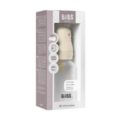 Bibs Baby Bottle Complete Set - Latex Ivory New