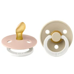 Bibs Colours Anatomical Night Glow Latex Pacifier 2pk Outlet