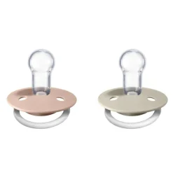 Bibs De Lux Silicone Night Glow Colour Mix 2pk - One Size Best