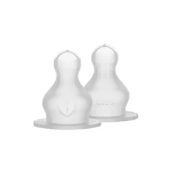 Bibs Replacement Bottle Nipples Silicone 2pk New