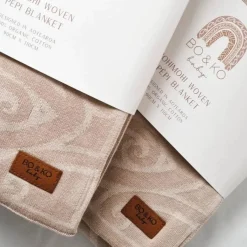 BO & KO Baby Mohimohi Woven Pēpi Blanket Outlet