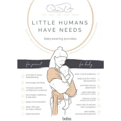 Boba Wrap - Organic Organic Dark Grey New
