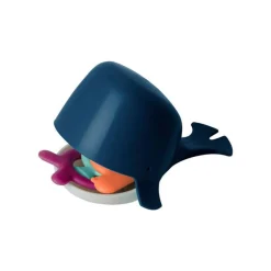 Boon Chomp Hungry Whale Bath Toy Navy Hot