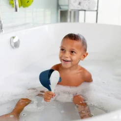 Boon Chomp Hungry Whale Bath Toy Navy Hot