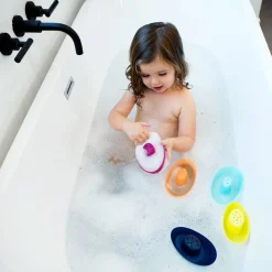 Boon Fleet Stacking Boats 5pc - Navy/Yellow Outlet