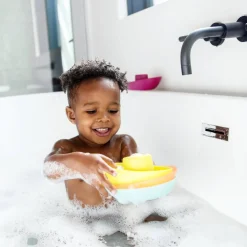 Boon Fleet Stacking Boats 5pc - Navy/Yellow Outlet