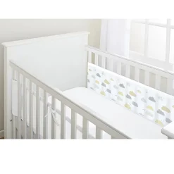 BreathableBaby Breathable Baby - Breathable Print Mesh Cot Liner - 2 Sides / Solid-end cots Online