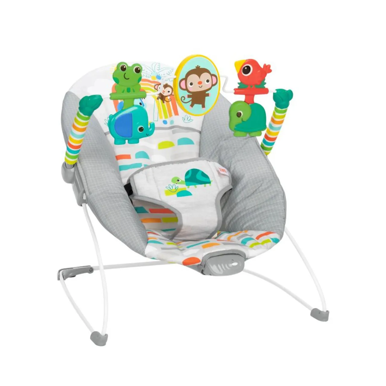 Bright Starts Playful Paradise Vibrating Baby Bouncer Hot