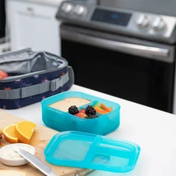 Bumkins Bento Box 3 Section - Jelly Silicone - Clearance Fashion