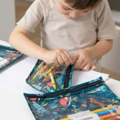 Bumkins Clear Travel Bag 3pk - SECONDS Jungle Clearance