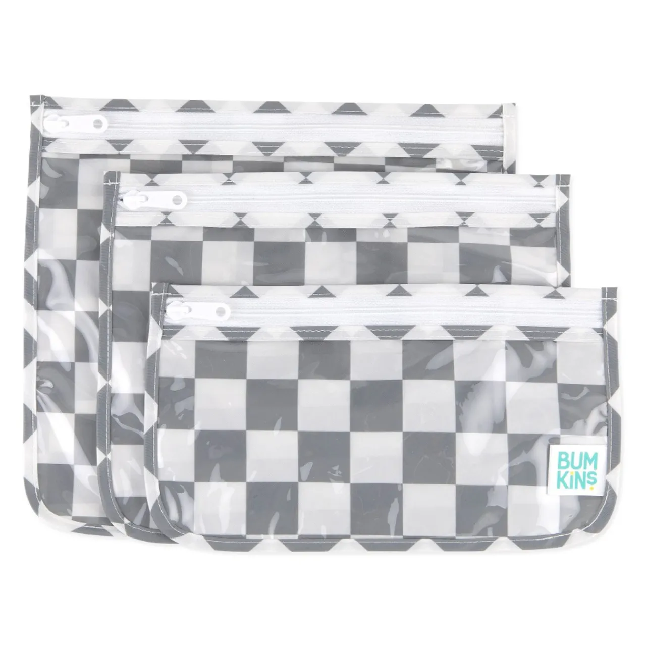 Bumkins Clear Travel Bag 3pk Clearance