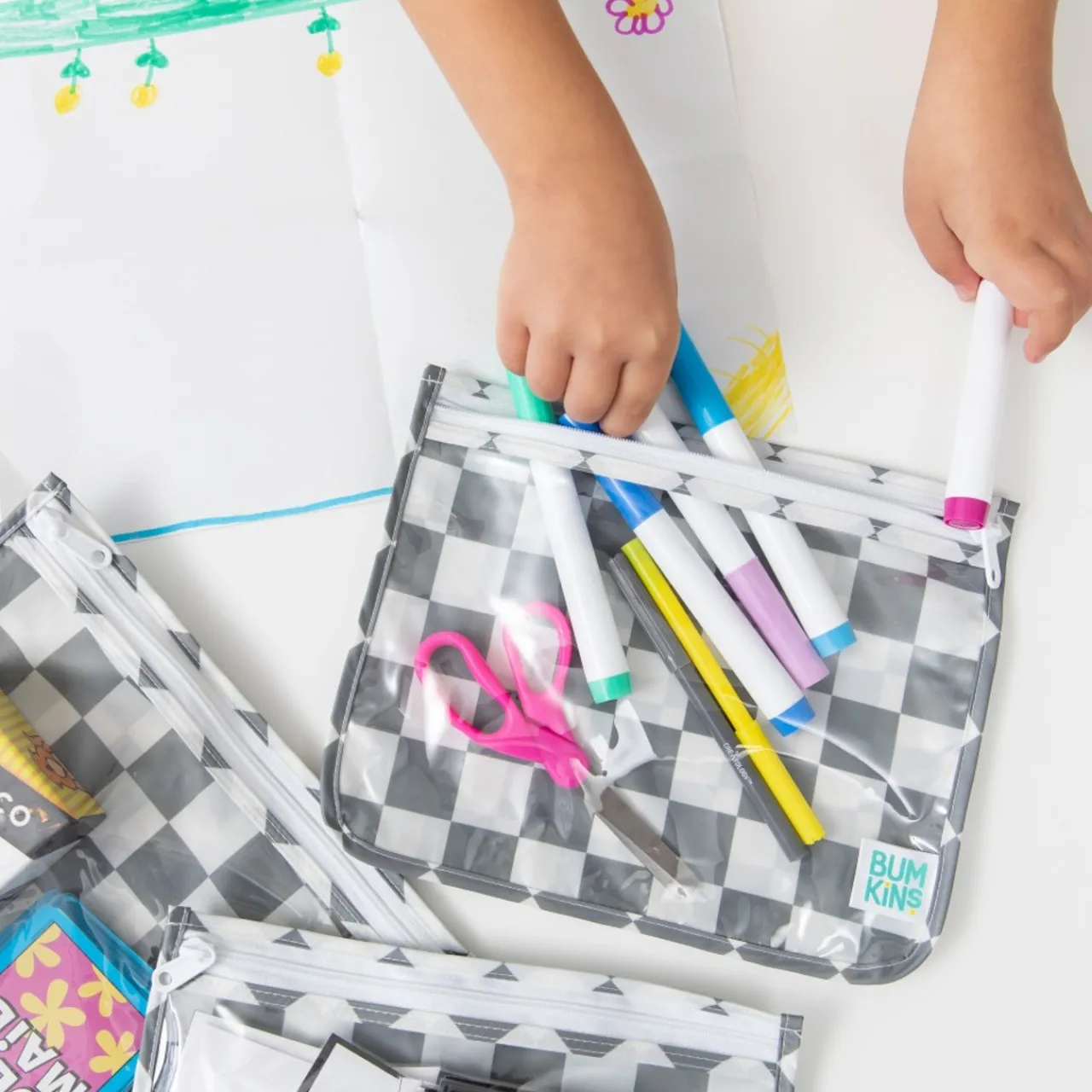 Bumkins Clear Travel Bag 3pk Clearance