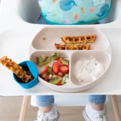 Bumkins Little Dippers Round 3pk Taffy Grey Best