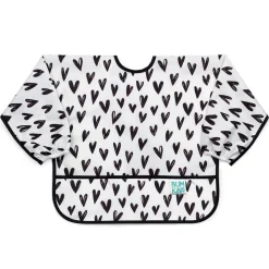 Bumkins Waterproof Sleeved Bib - Discontinued Designs Hearts Sale