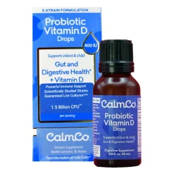 Colic Calm Calmco Probiotic - Vitamin D Drops New