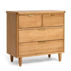 Cariboo George Dresser Natural Oak/Brass Pulls Best