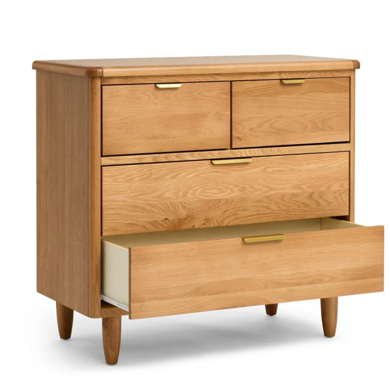 Cariboo George Dresser Natural Oak/Brass Pulls Best