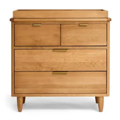Cariboo George Dresser Natural Oak/Brass Pulls Best