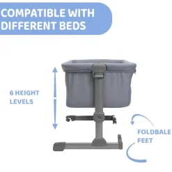 Chicco Next2Me Essential Bassinet Stone Clearance