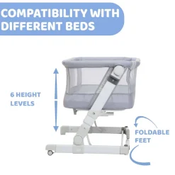 Chicco Next2Me Pop Up Crib Grey Mist Best