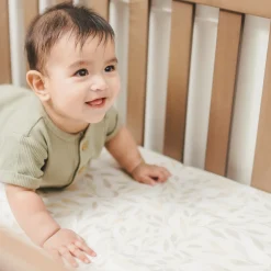 Crane Baby Cot Fitted Sheet - Willow Collection Outlet