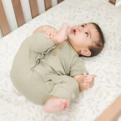 Crane Baby Cot Fitted Sheet - Willow Collection Outlet