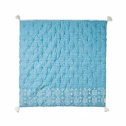 Crane Baby Reversible Cot Quilt - Caspian - Clearance Discount