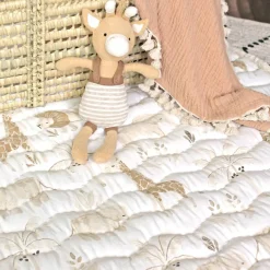 Crane Baby Reversible Quilted Playmat - Kendi Online