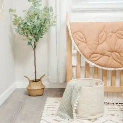 Crane Baby Storage Bin Willow New