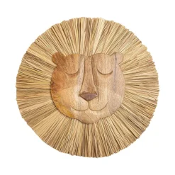 Crane Baby Wooden Lion Wall Decor - 1pc Best