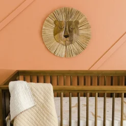 Crane Baby Wooden Lion Wall Decor - 1pc Best