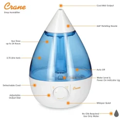 Crane Drop Cool Mist Humidifier - 3.75L Hot