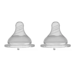 Crane Baby Crane Silicone Wide Neck Teat - 2 pack Best