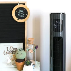 Crane Tower Fan and Air Circulator (116 cm) - Charcoal Discount