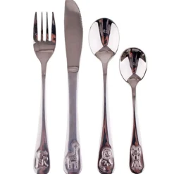 d.line 4 Piece Kids Cutlery Set - Zoo Discount