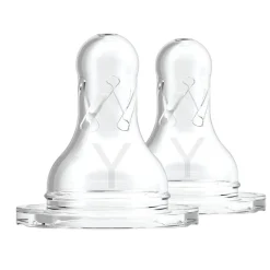 Dr Browns Y-Cut Standard (Narrow) Silicone Teats 2 pack Clearance