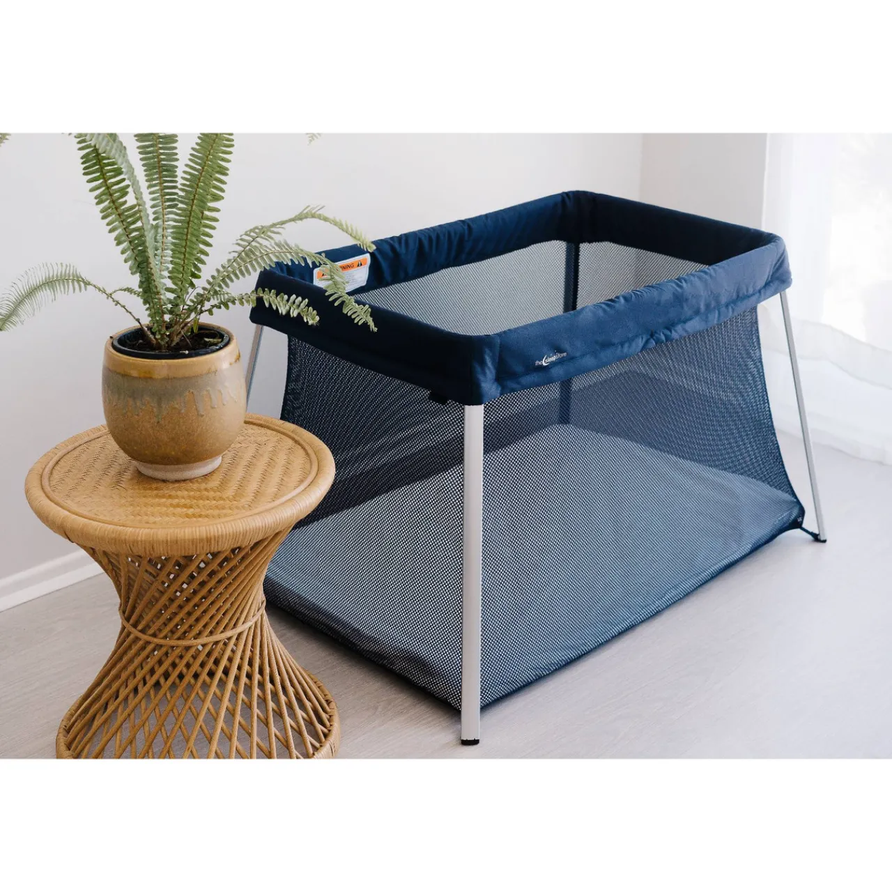 The Sleep Store Drift Travel Cot - Navy Fashion