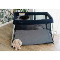 The Sleep Store Drift Travel Cot - Navy Fashion