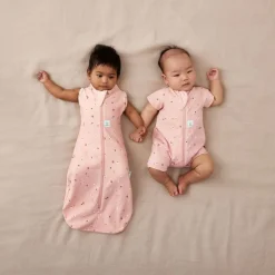 Ergopouch 0.2 Tog Organic Cotton Short Sleeve Layers Daisies Sale